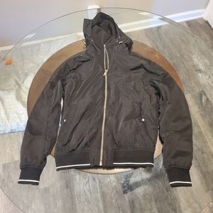 Zara Man Black Windbreaker